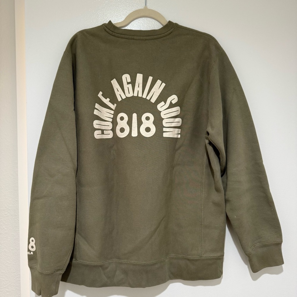 818 Tequila crew neck Olive Green